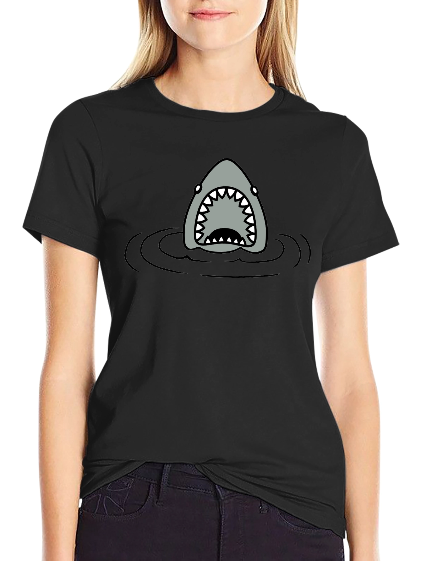 Shark Attack T-Shirt - Funny Graphic Tee