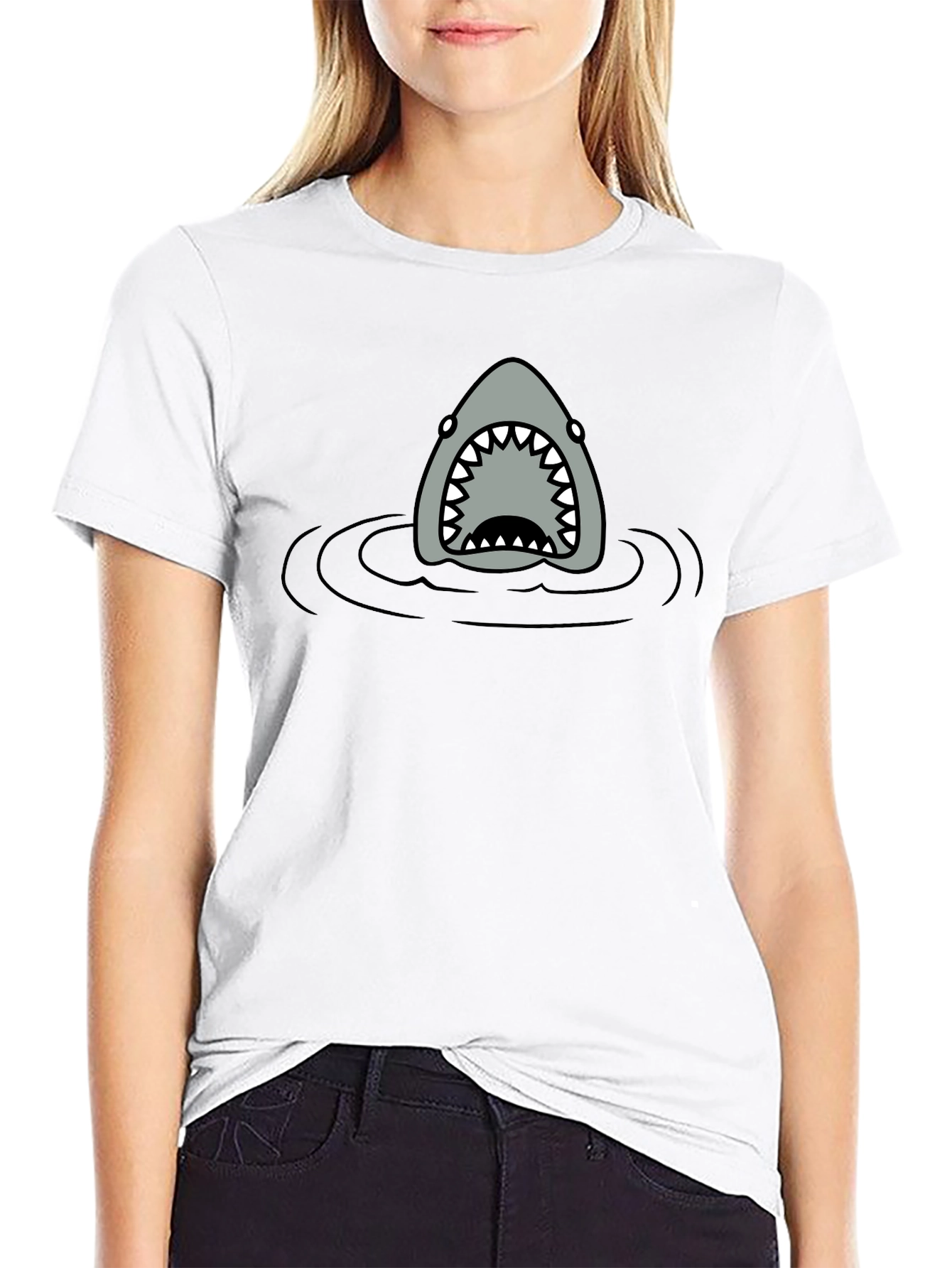 Shark Attack T-Shirt - Funny Graphic Tee