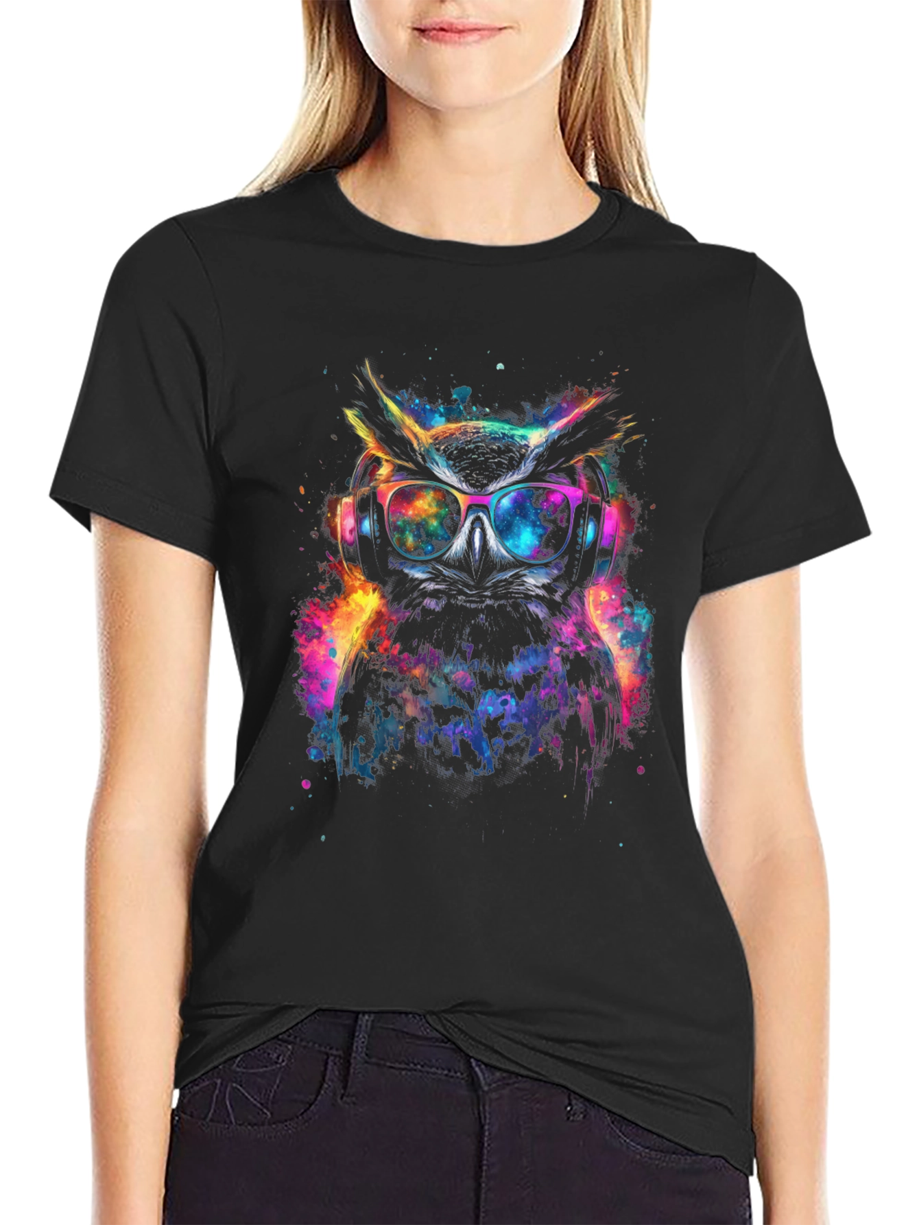 Cosmic Owl T-Shirt: Cool Graphic Tee