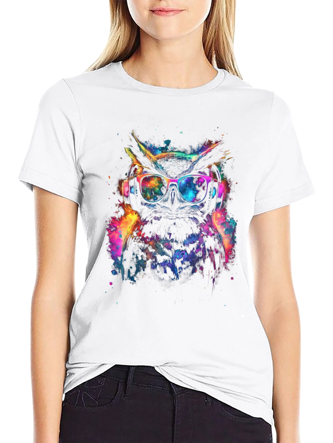 Cosmic Owl T-Shirt: Cool Graphic Tee