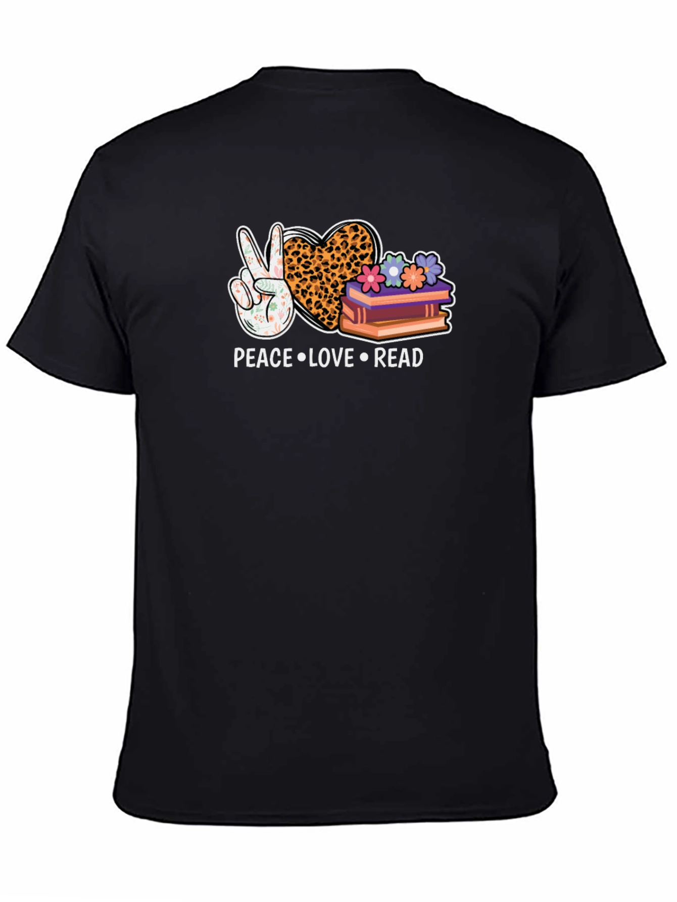 Peace Love Read Graphic Tee