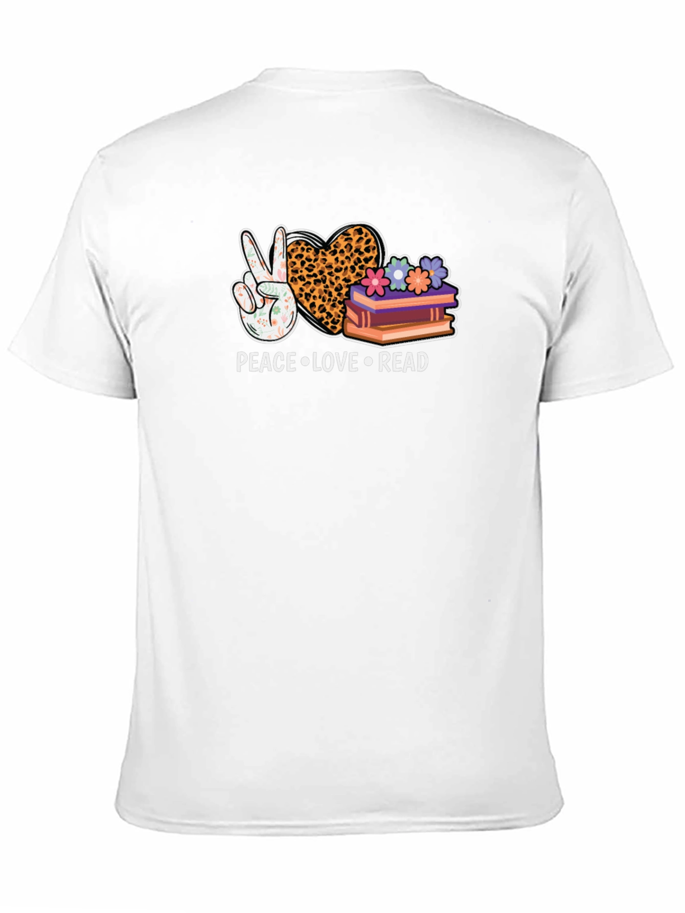 Peace Love Read Graphic Tee