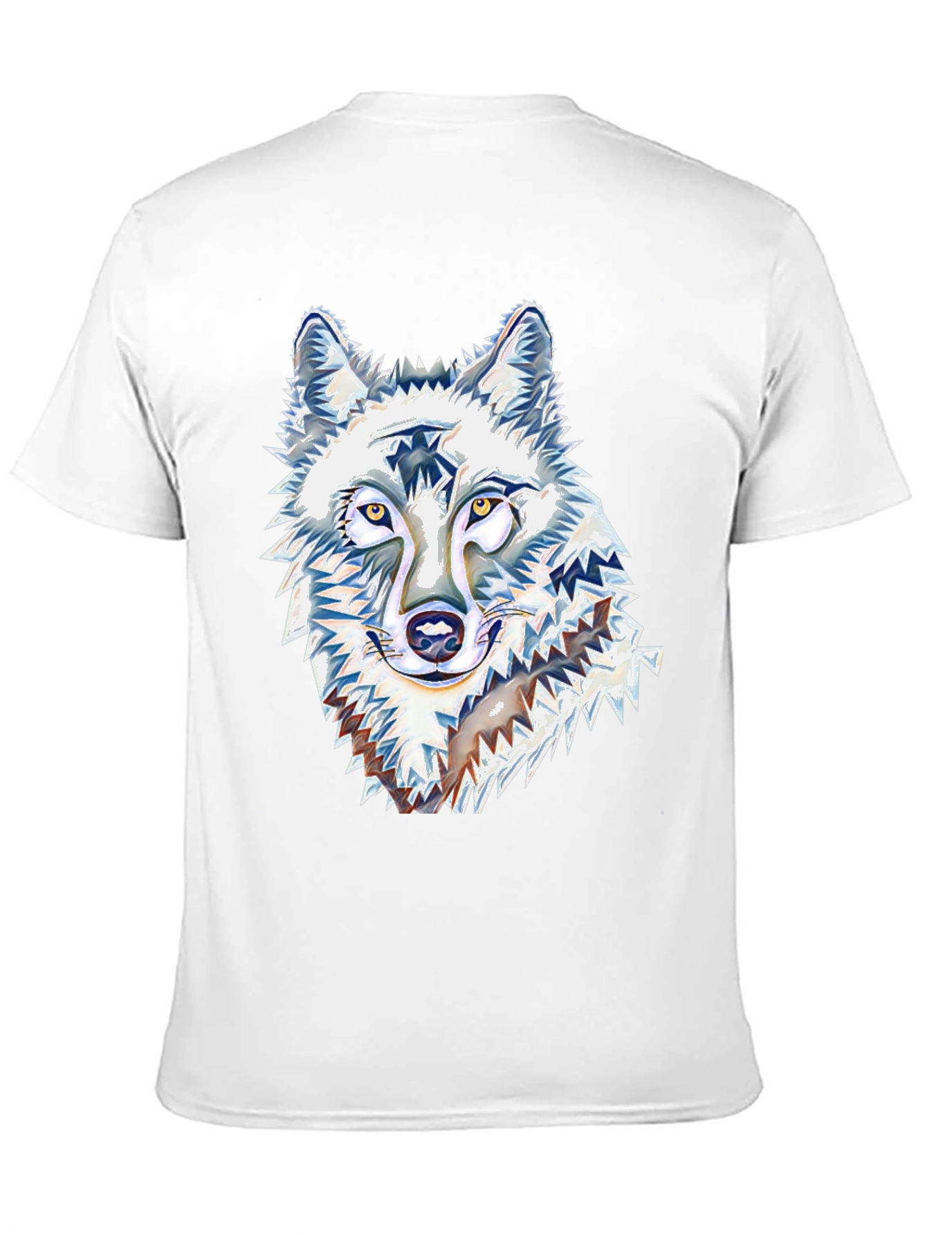 Wolf Graphic Tee - Black Cotton Blend