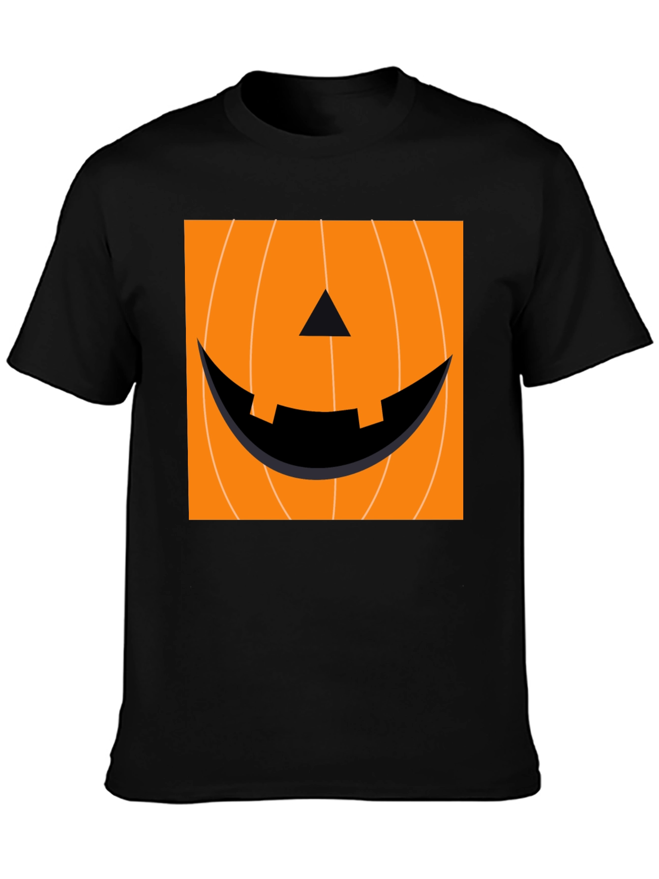 Halloween Pumpkin Face T-Shirt - Spooky Season Apparel
