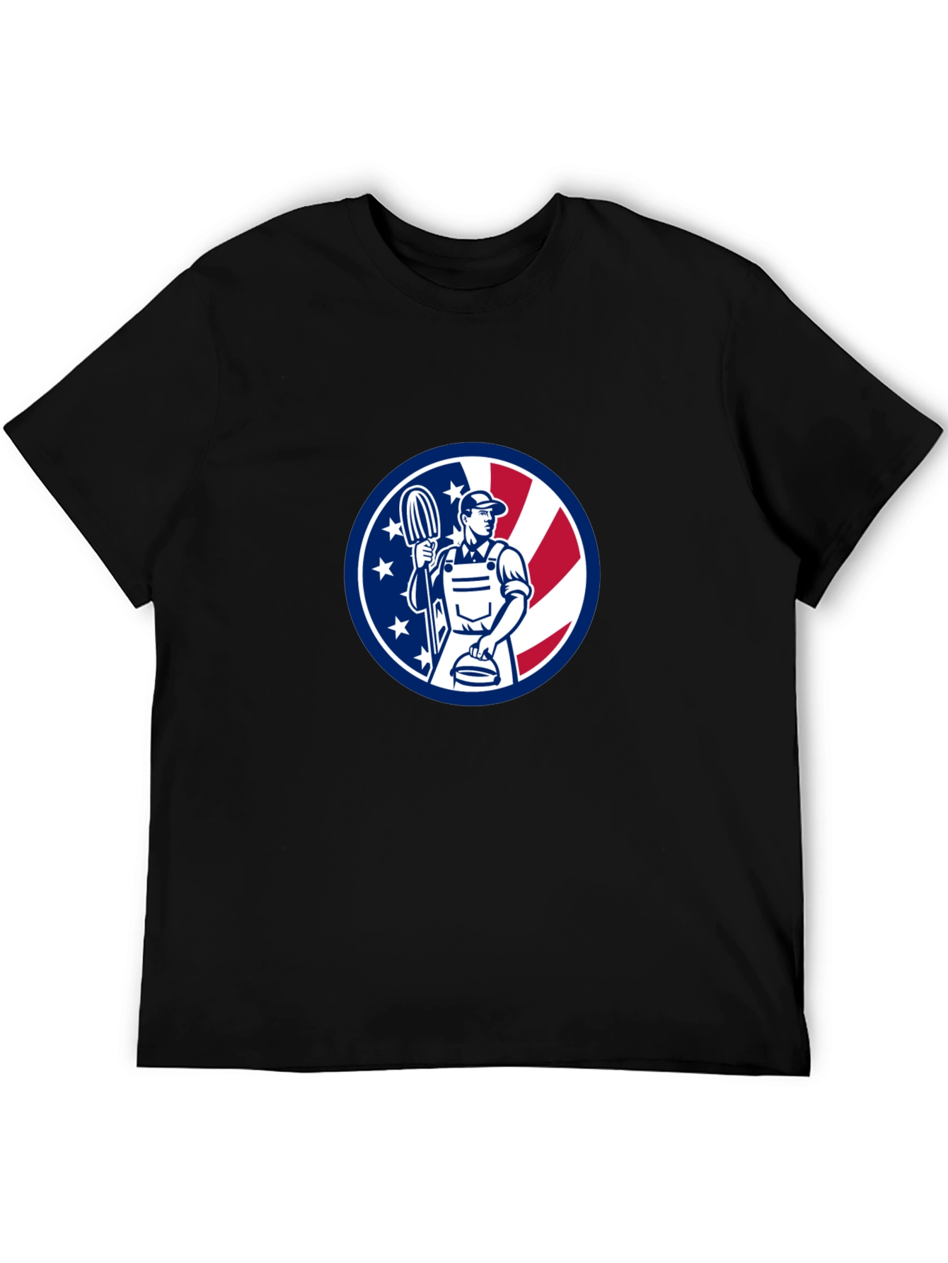 Patriotic Plumber Graphic T-Shirt