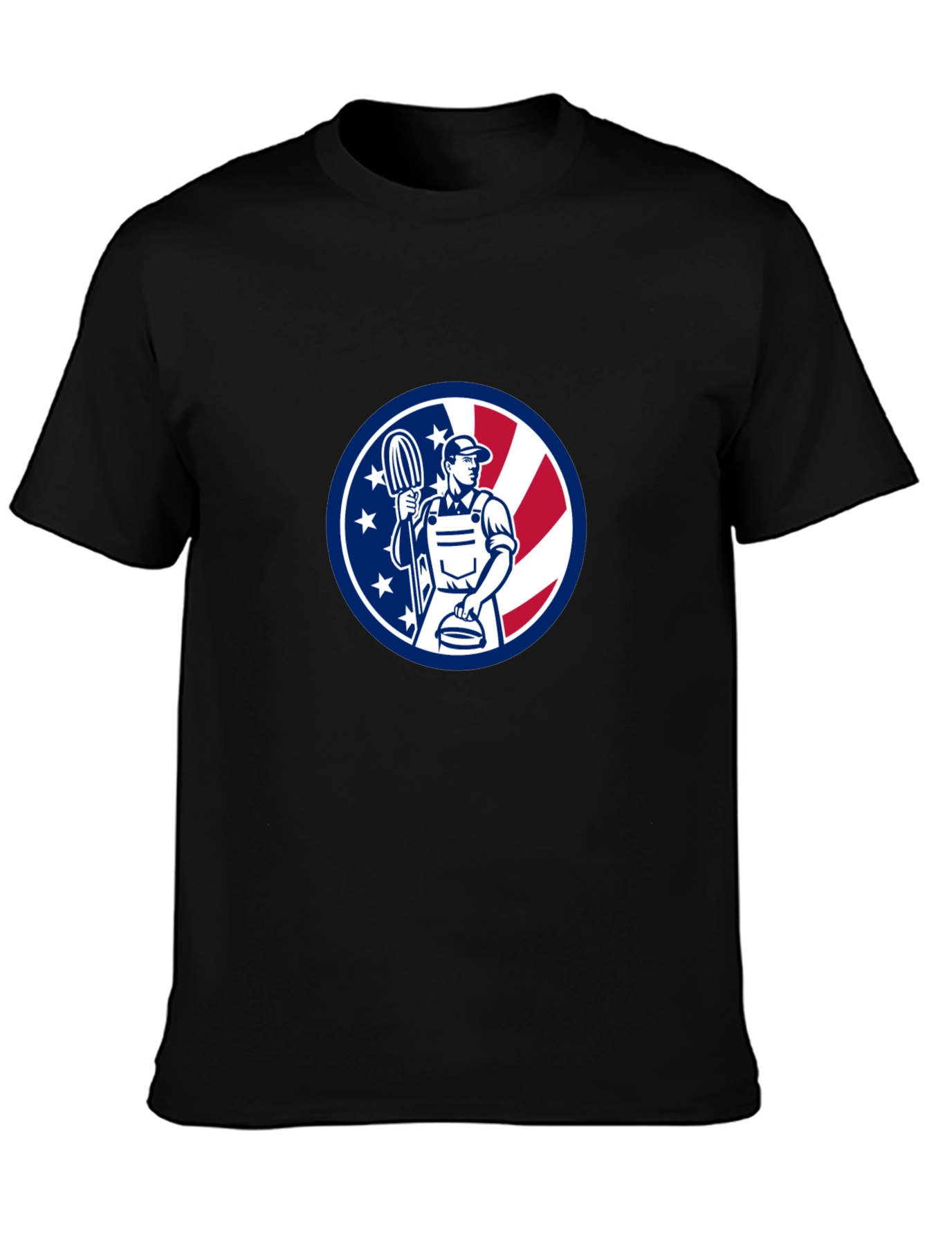 Patriotic Plumber Graphic T-Shirt