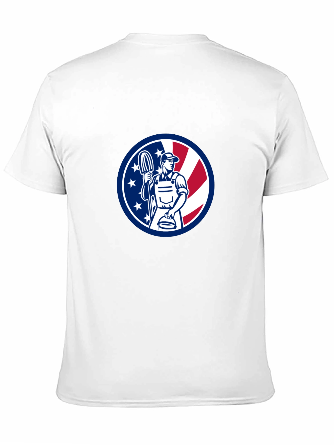 Patriotic Plumber Graphic T-Shirt