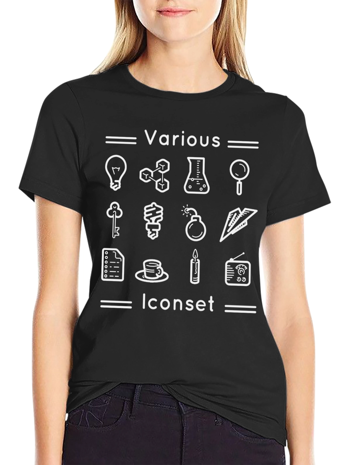 Various Iconset Graphic T-Shirt