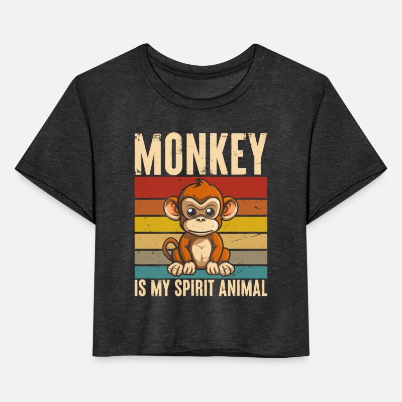 Monkey Is My Spirit Animal Retro
