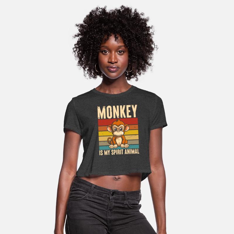 Monkey Is My Spirit Animal Retro