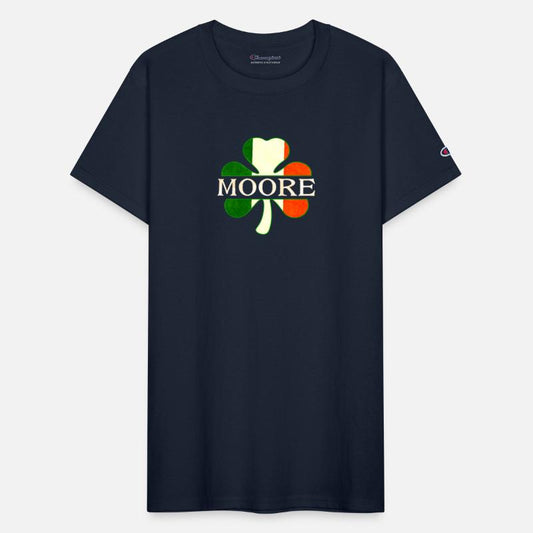 Moore Irish Surname Ireland Flag Shamrock