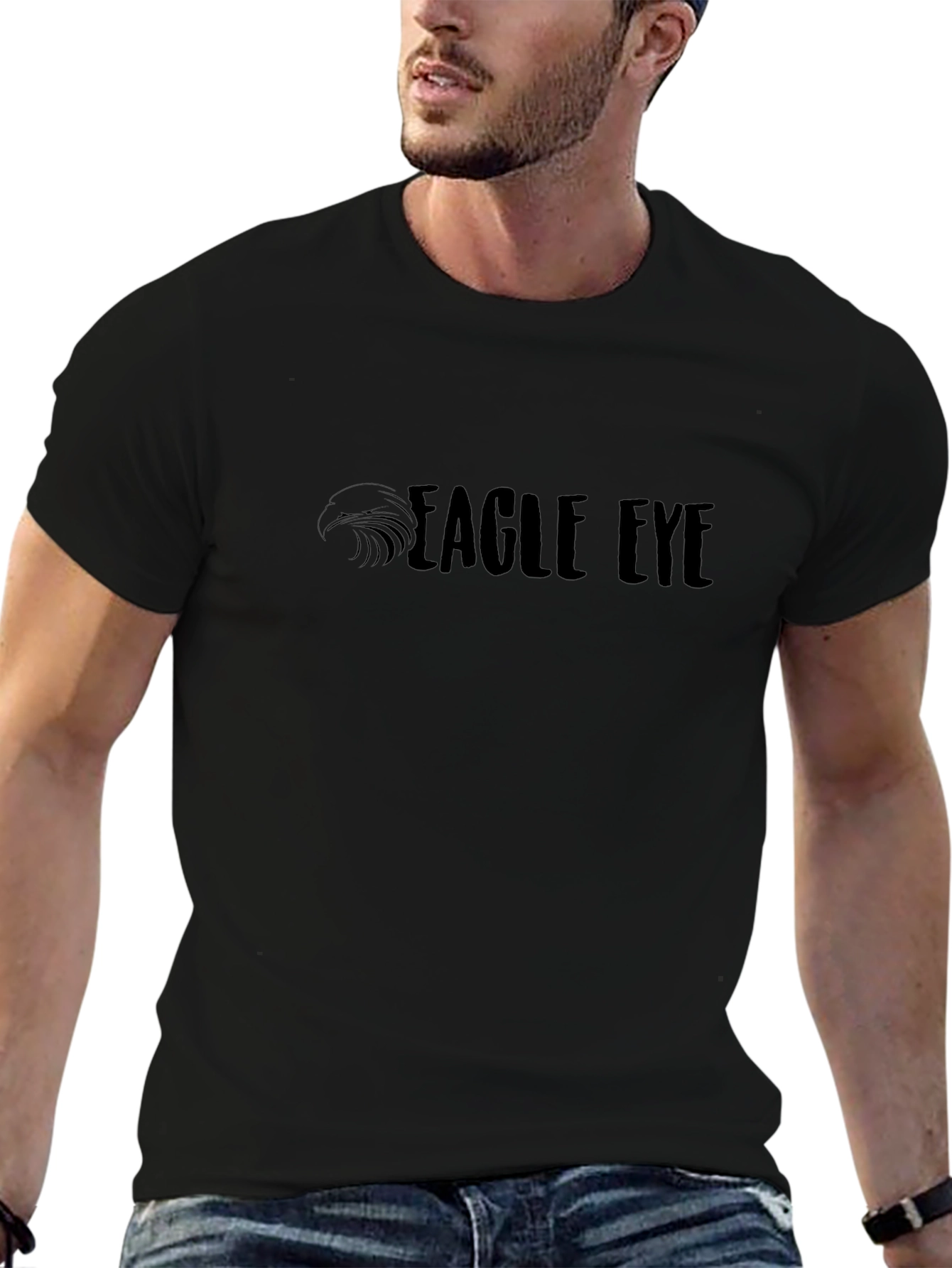 Eagle Eye Graphic Tee - Soft Cotton Blend T-Shirt