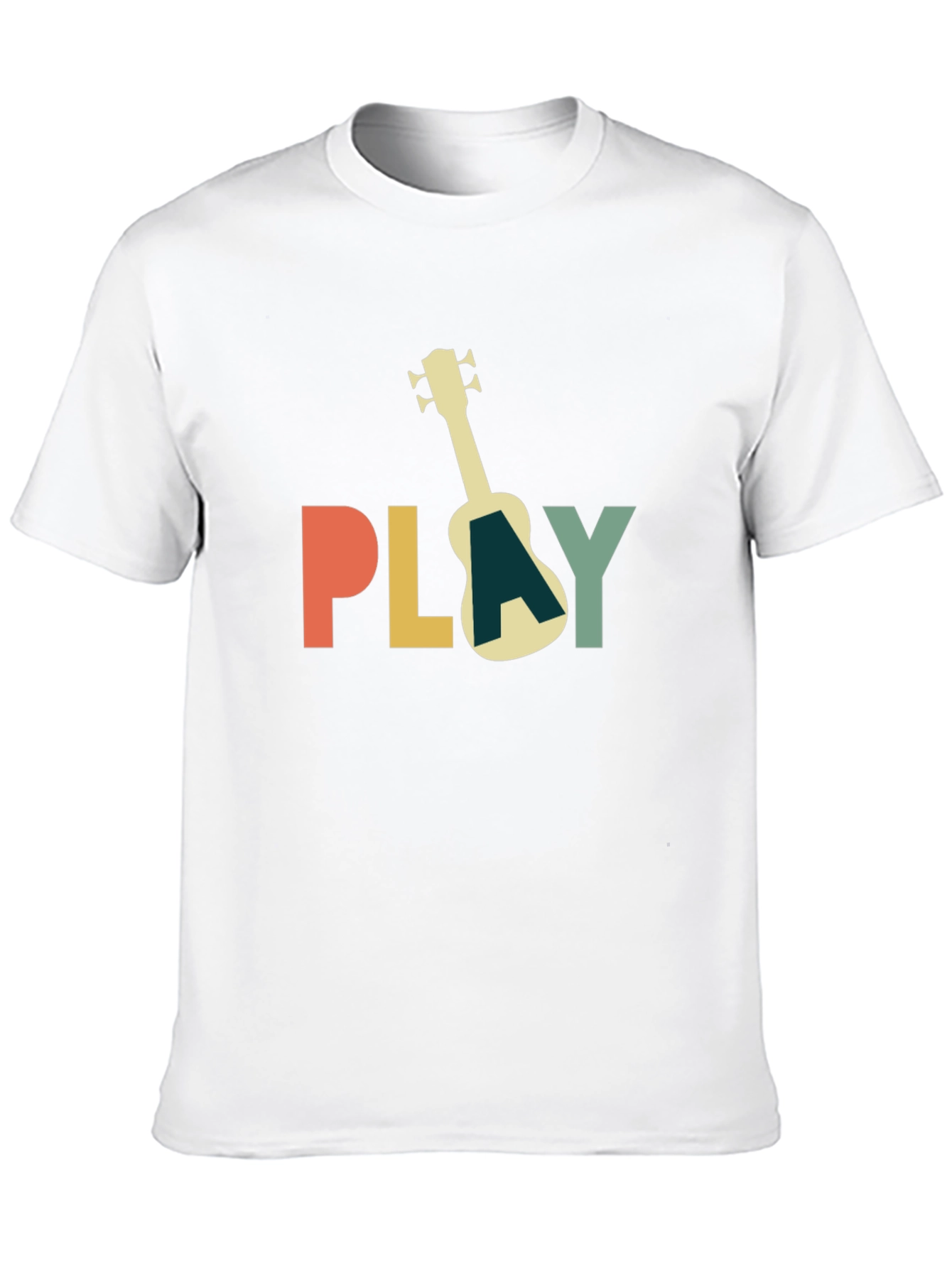 Play Ukulele Black T-Shirt - Music Lover Tee