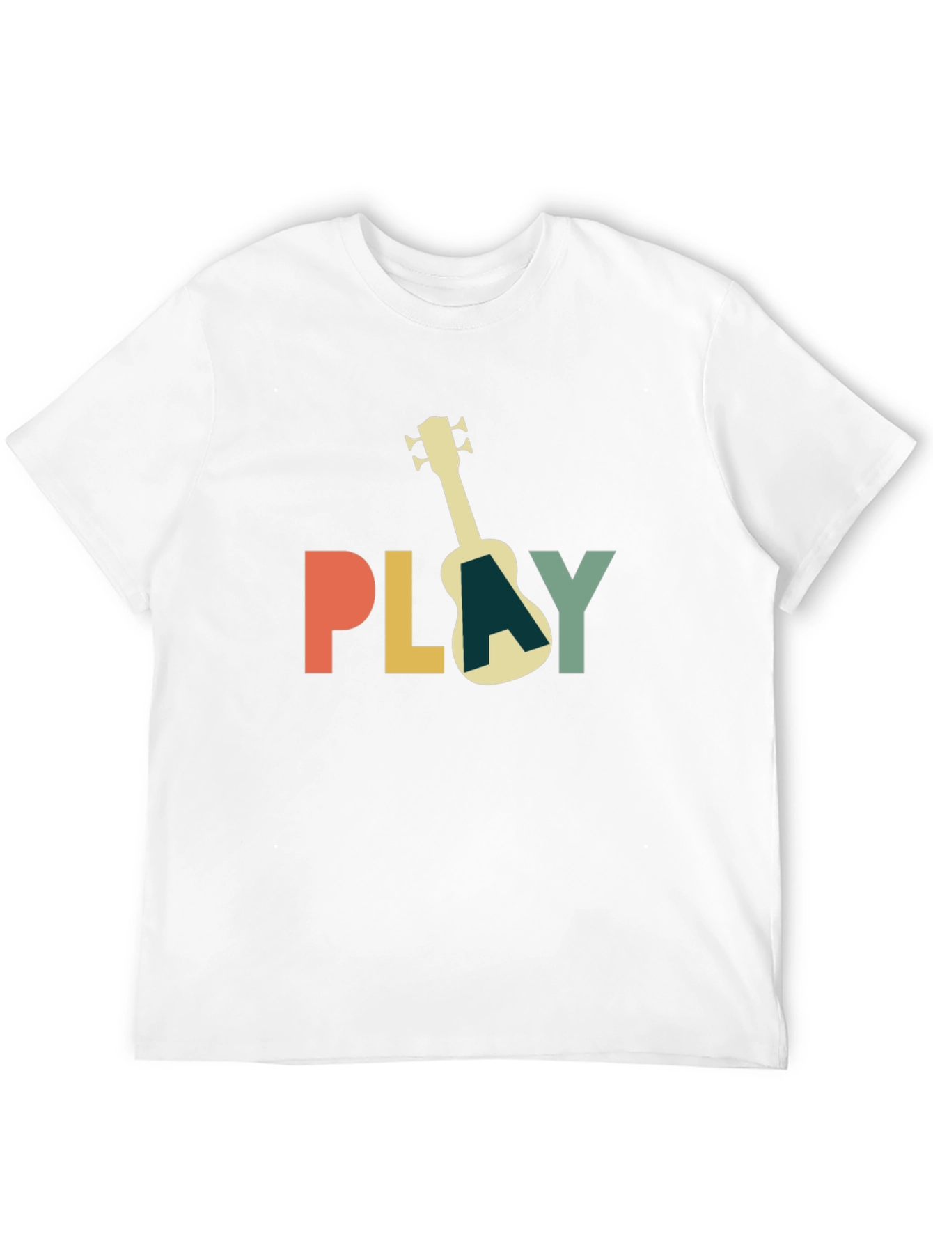 Play Ukulele Black T-Shirt - Music Lover Tee