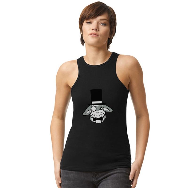 Mr. Rabbit Gentleman Top Hat Monocle Glasses rich