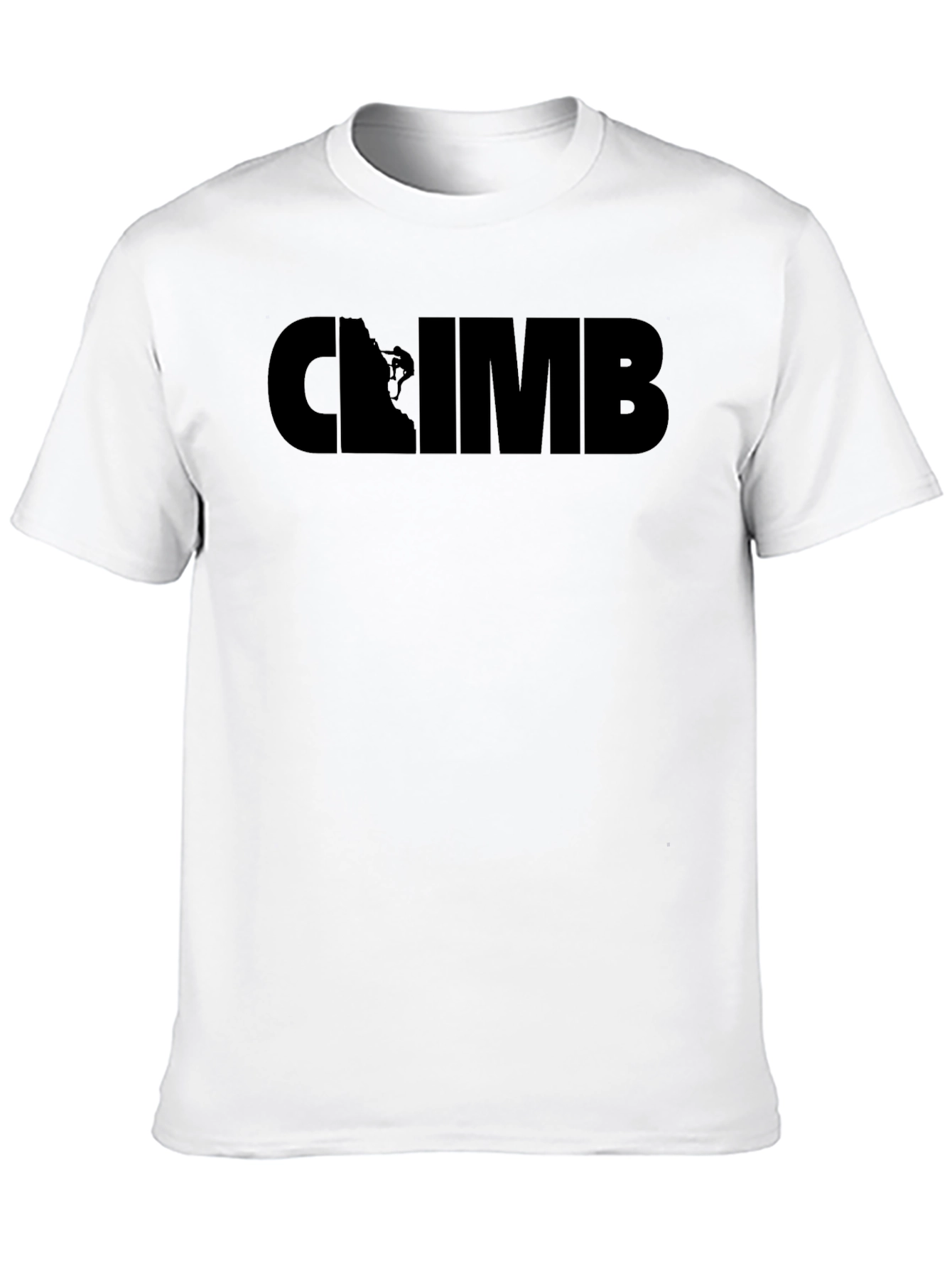 Climb Graphic T-Shirt - Black Rock Climbing Tee