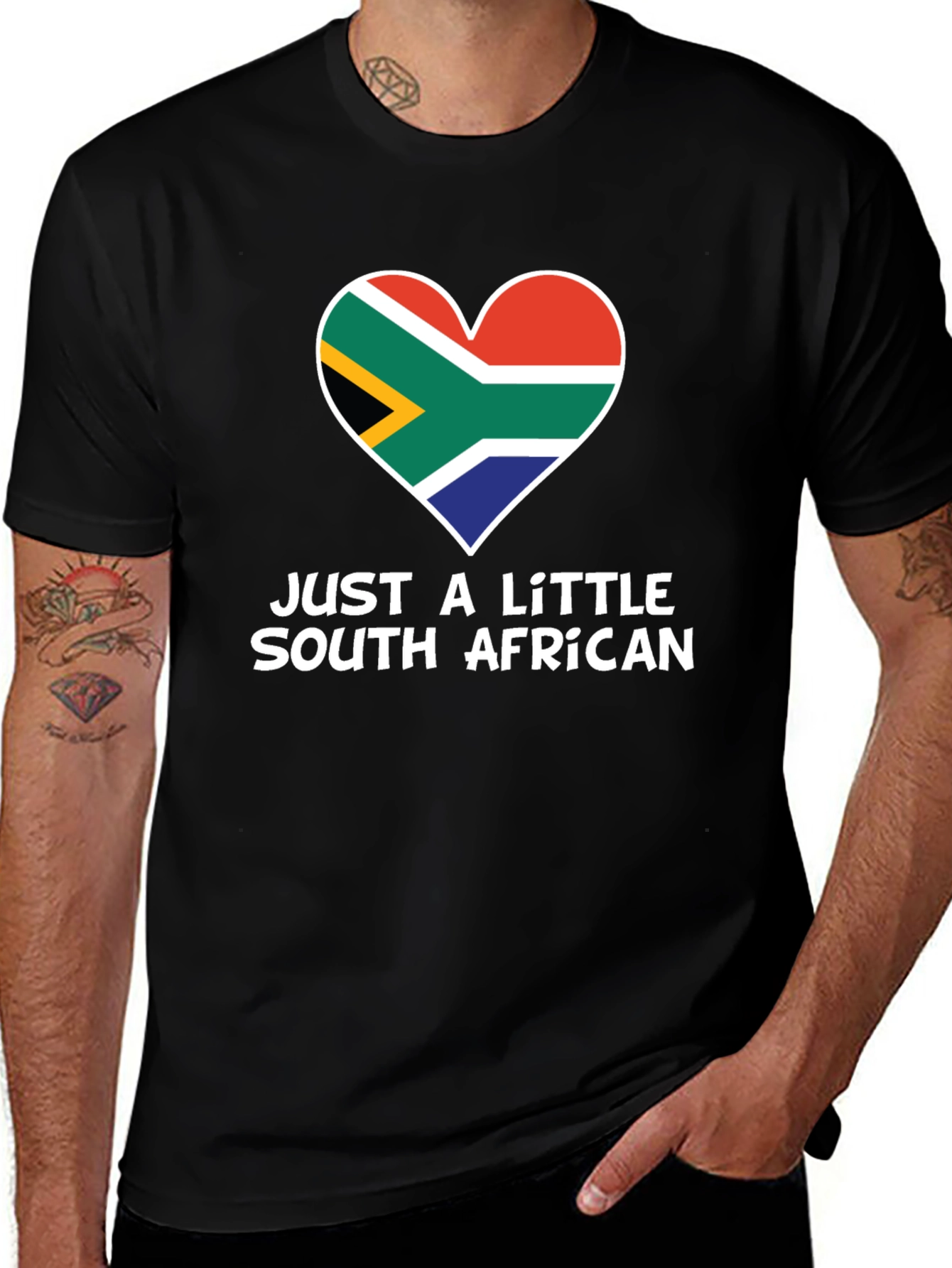 South African Heart Flag T-Shirt