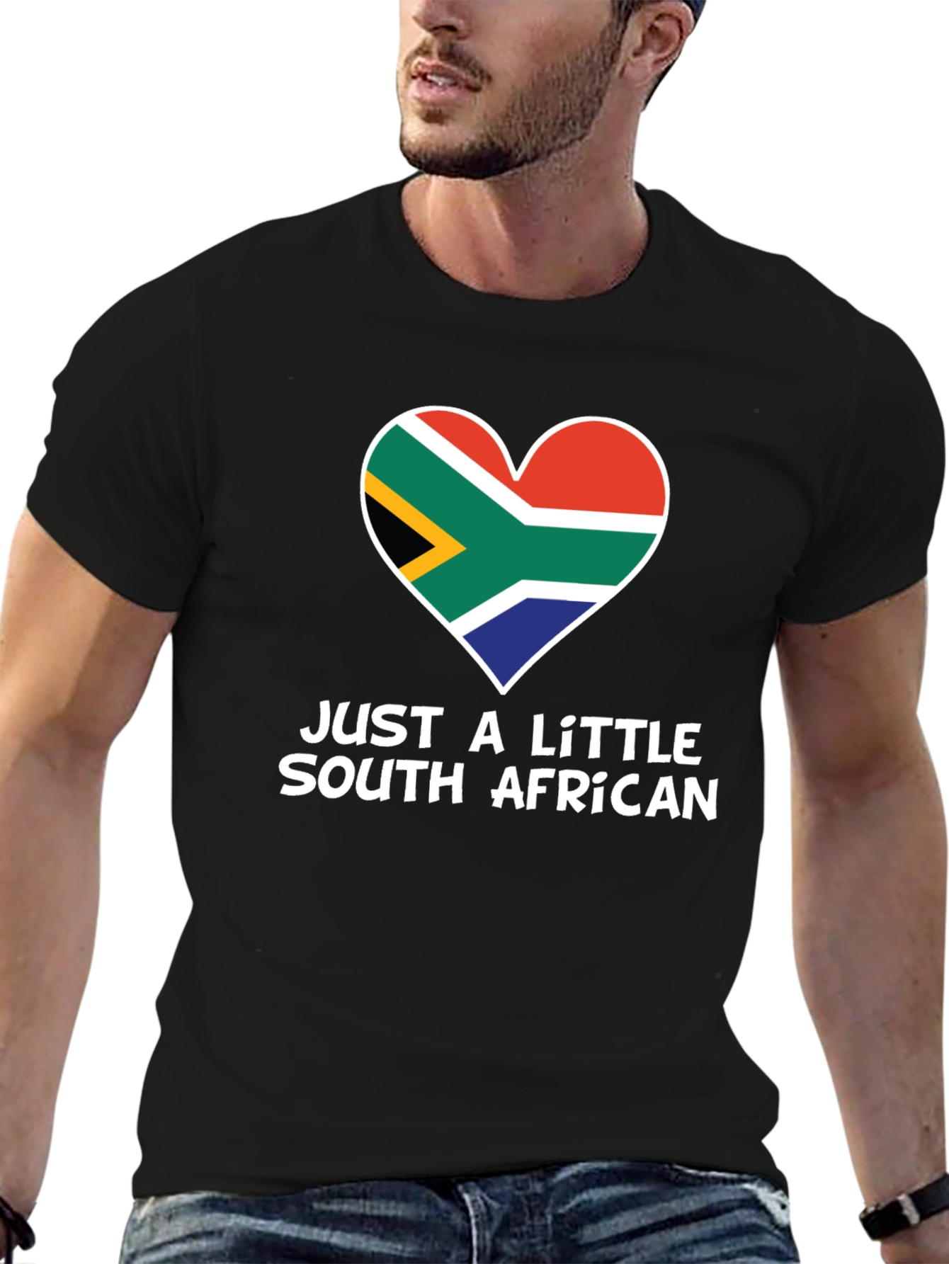 South African Heart Flag T-Shirt
