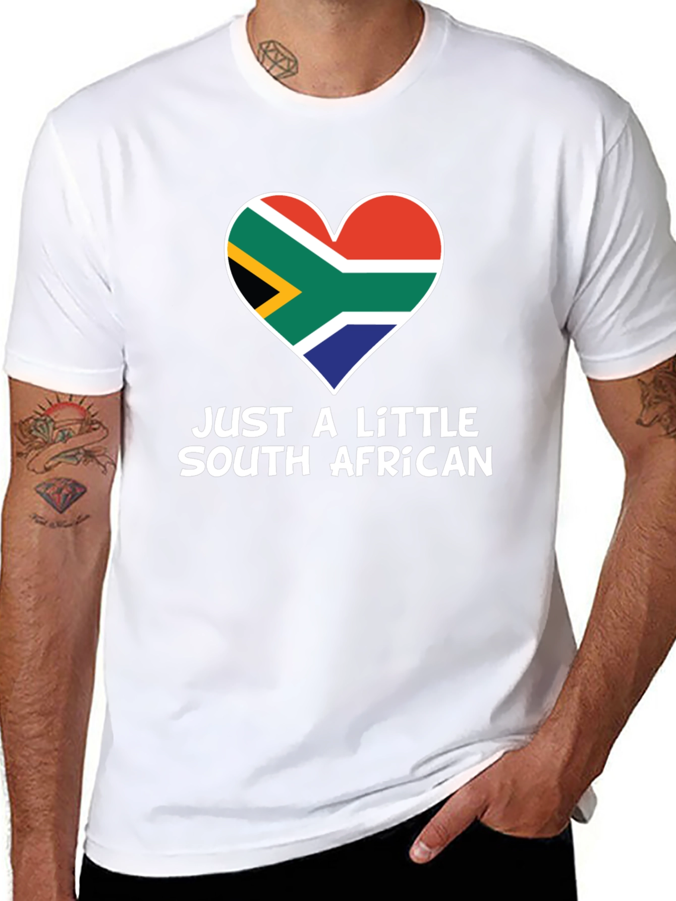 South African Heart Flag T-Shirt