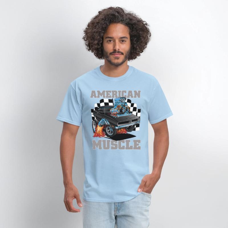 Muscle Cars High Performance Race Car Drag Racing