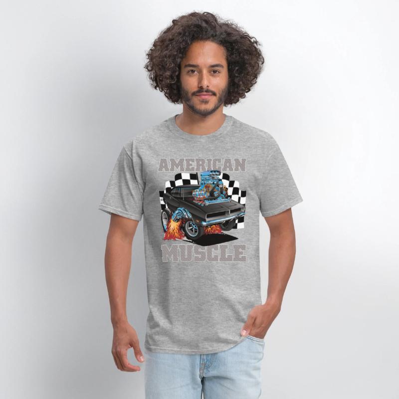 Muscle Cars High Performance Race Car Drag Racing