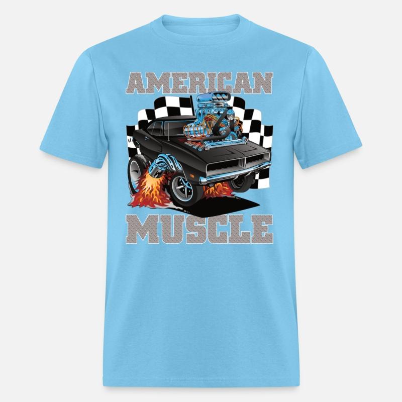Muscle Cars High Performance Race Car Drag Racing