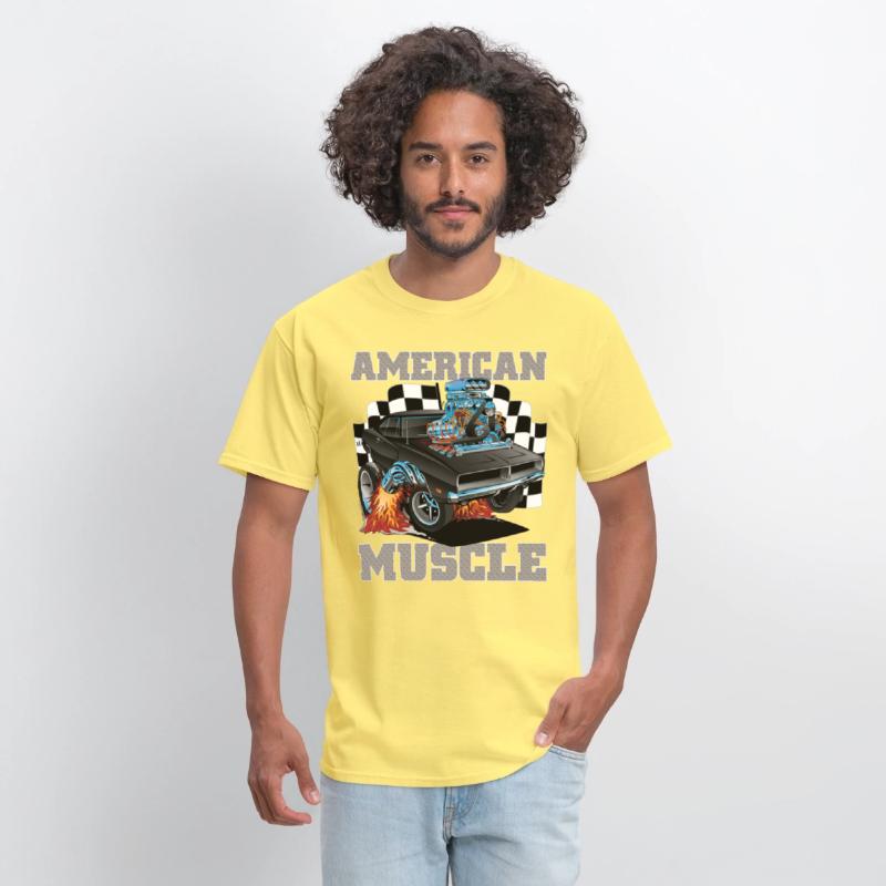 Muscle Cars High Performance Race Car Drag Racing