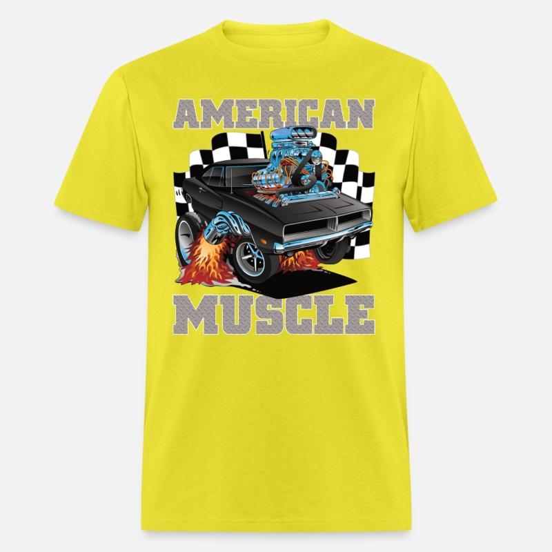 Muscle Cars High Performance Race Car Drag Racing