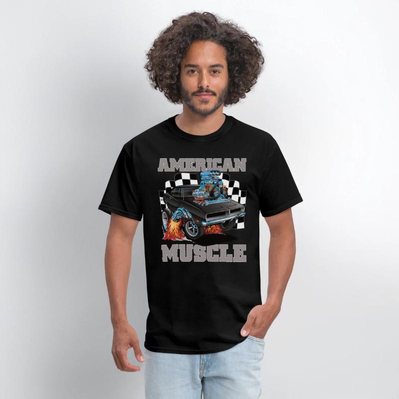 Muscle Cars High Performance Race Car Drag Racing