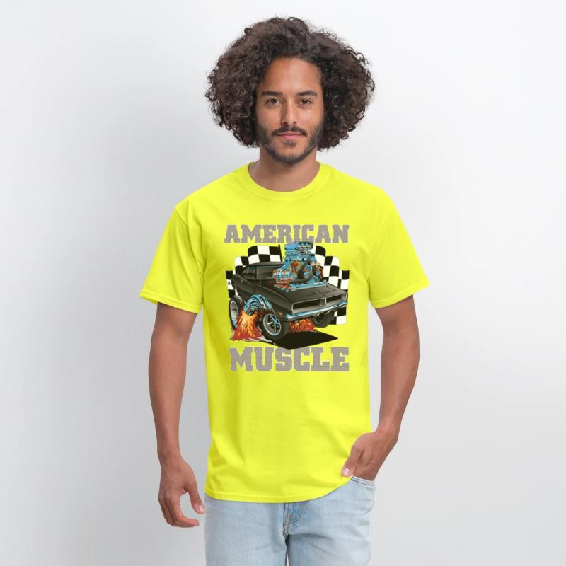 Muscle Cars High Performance Race Car Drag Racing