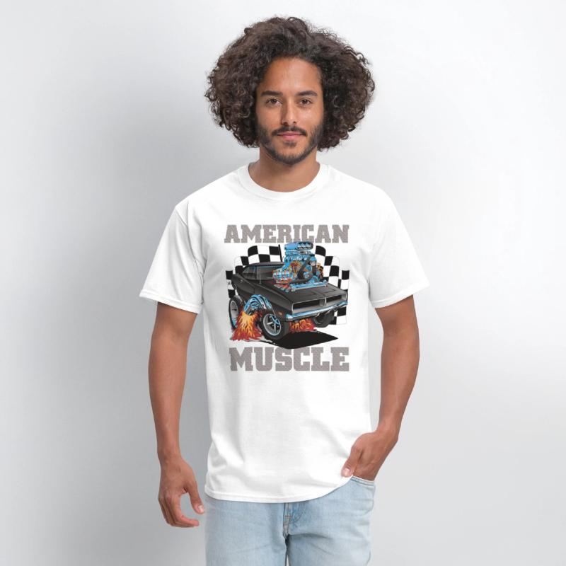 Muscle Cars High Performance Race Car Drag Racing