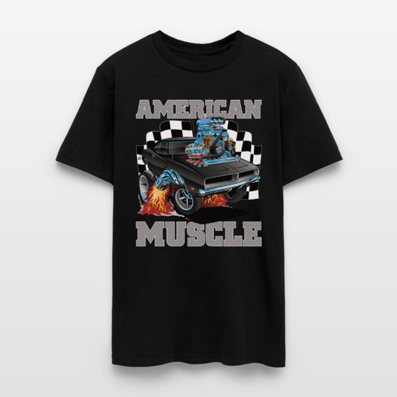 Muscle Cars High Performance Race Car Drag Racing