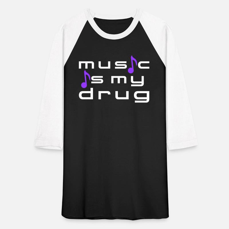 Music is my Drug Notes Love Text Saying Club Party