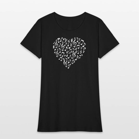 Musical Heart Pattern for Music Lovers