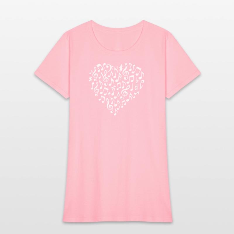 Musical Heart Pattern for Music Lovers