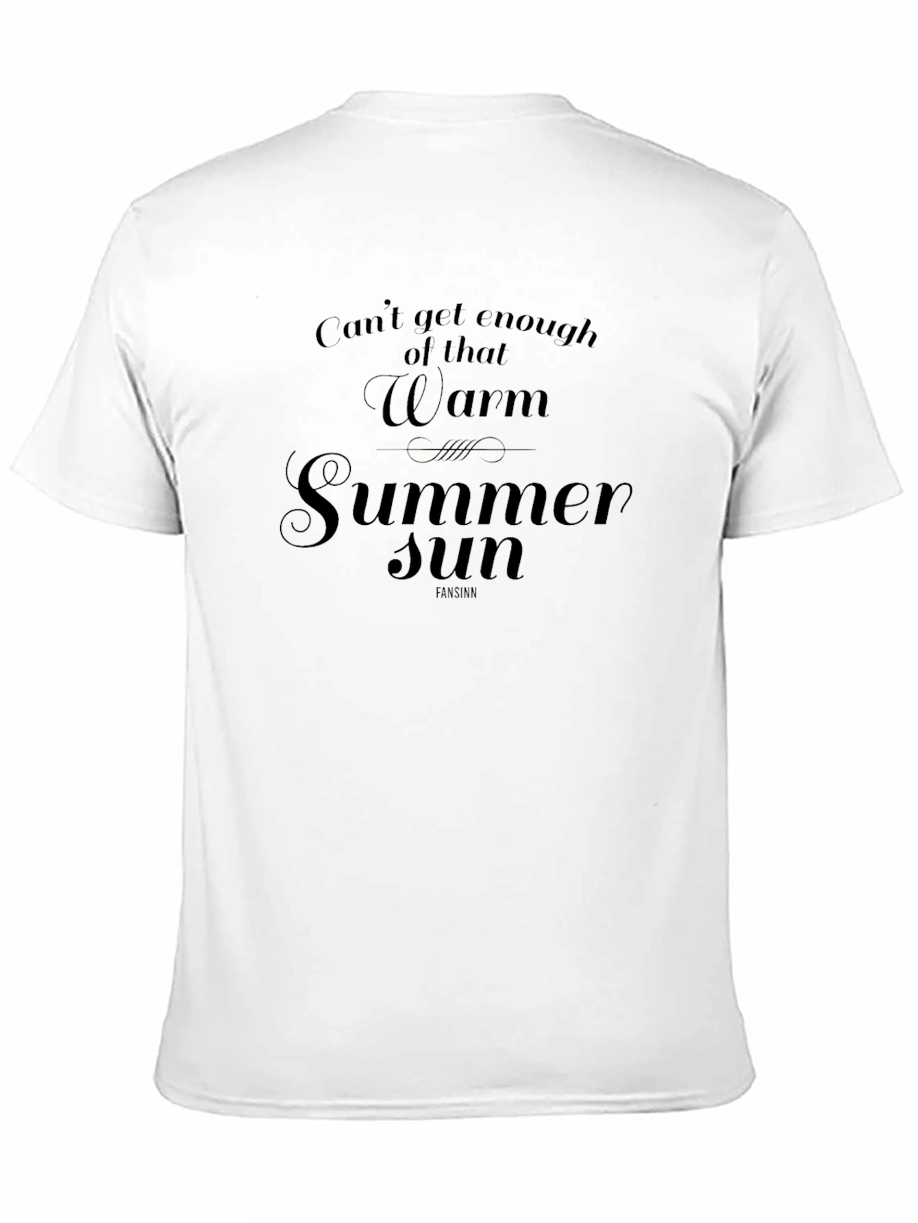 Warm Summer Sun Graphic T-Shirt - Black