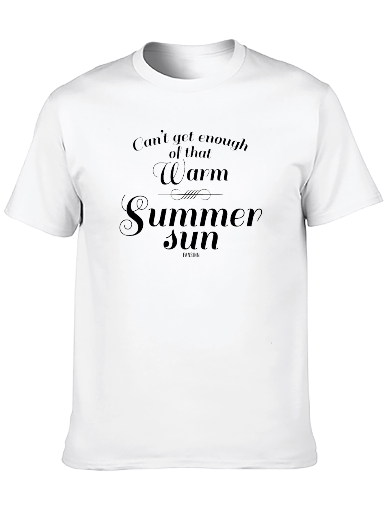 Warm Summer Sun Graphic T-Shirt - Black