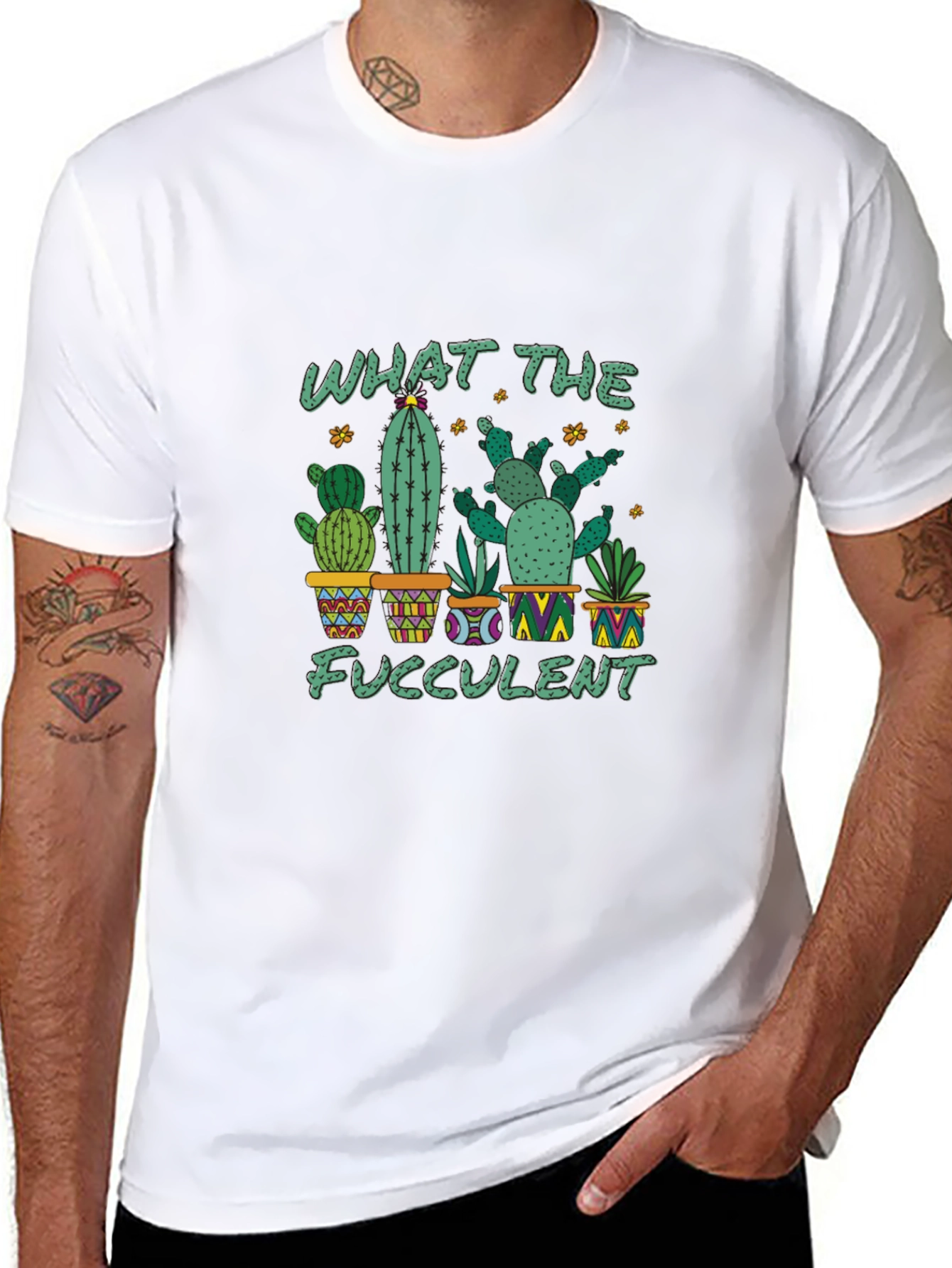 What The Fucculent Cactus T-Shirt