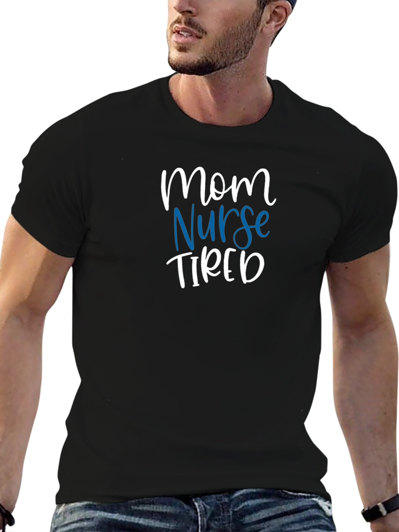 Mom Nurse Tired T-Shirt - Unisex Graphic Tee