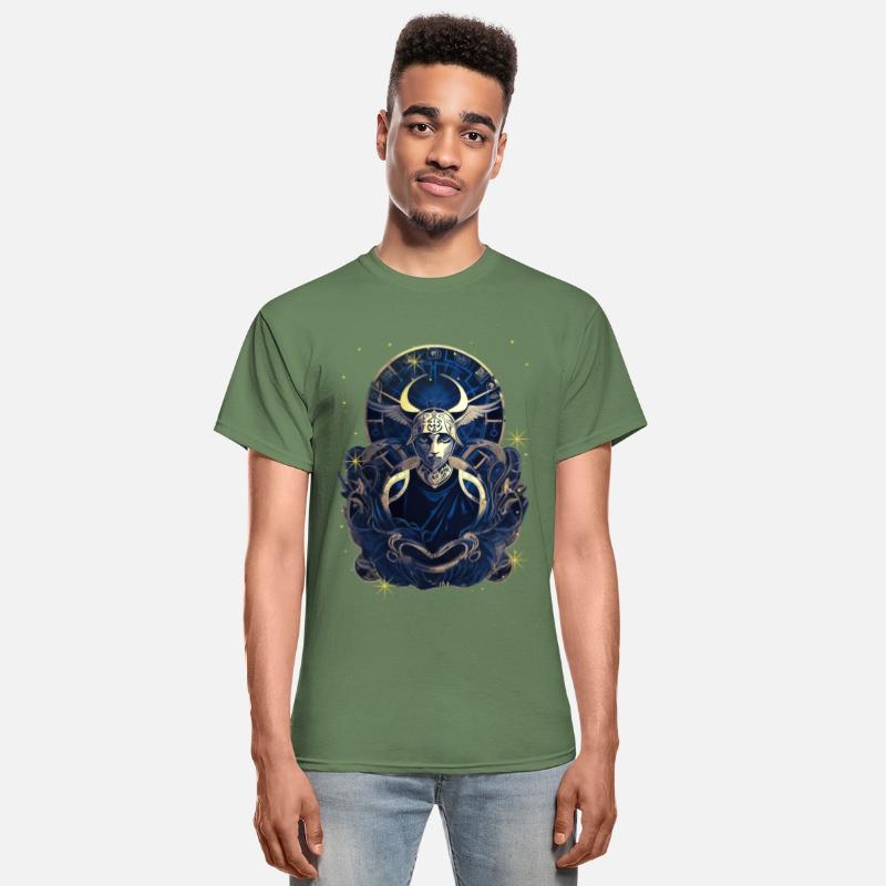 Mysterious man in a helmet with wings