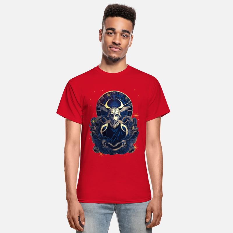 Mysterious man in a helmet with wings