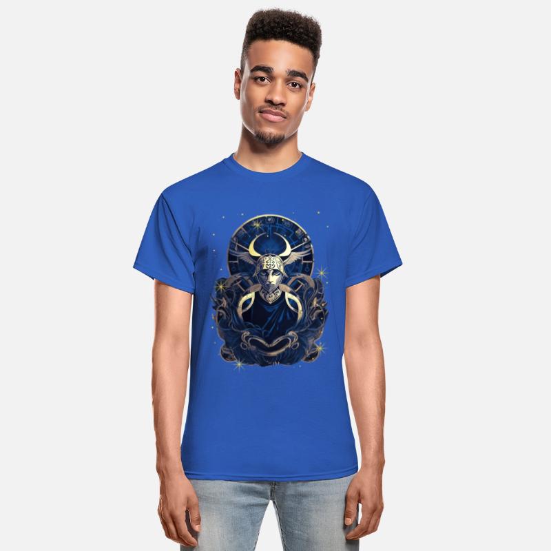 Mysterious man in a helmet with wings