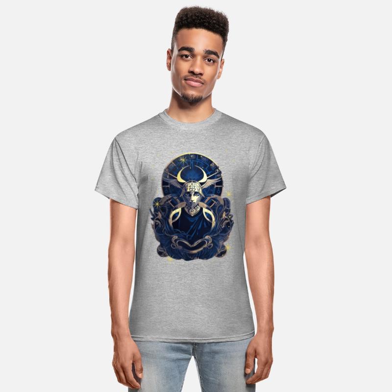 Mysterious man in a helmet with wings