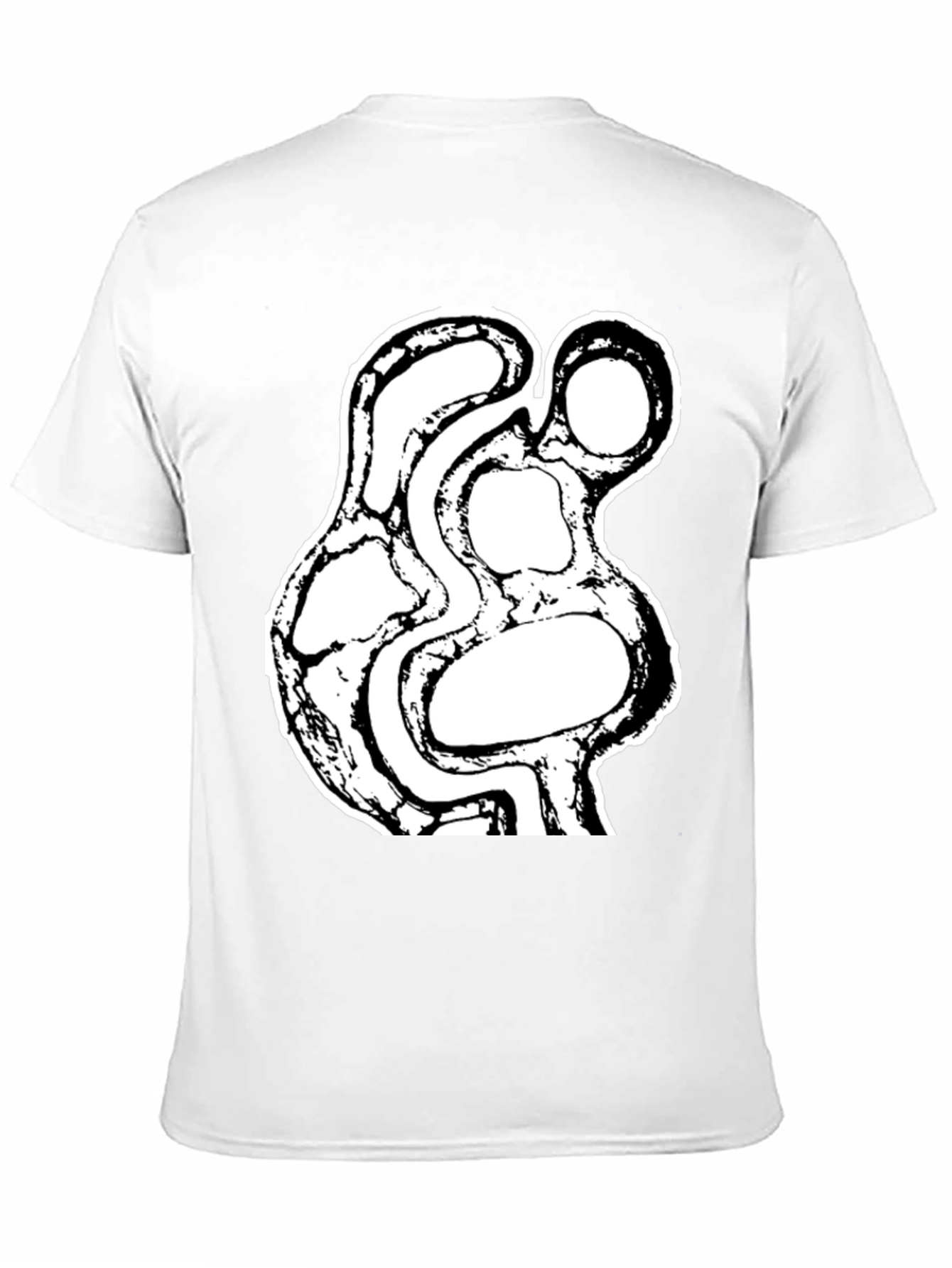 Abstract Art Graphic Black T-Shirt