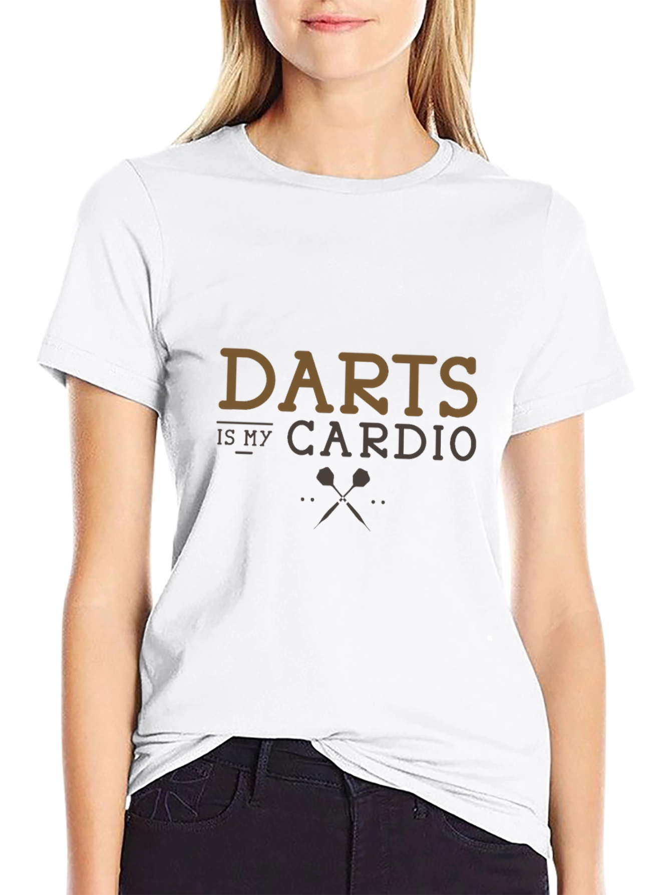 Darts is My Cardio - Funny T-Shirt