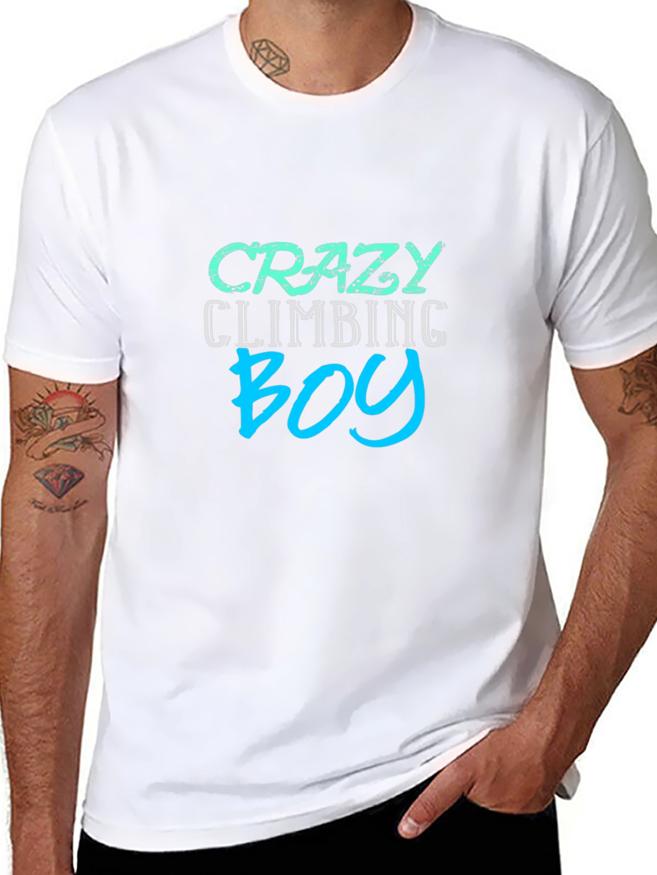 Crazy Climbing Boy T-Shirt - Adventure Tee