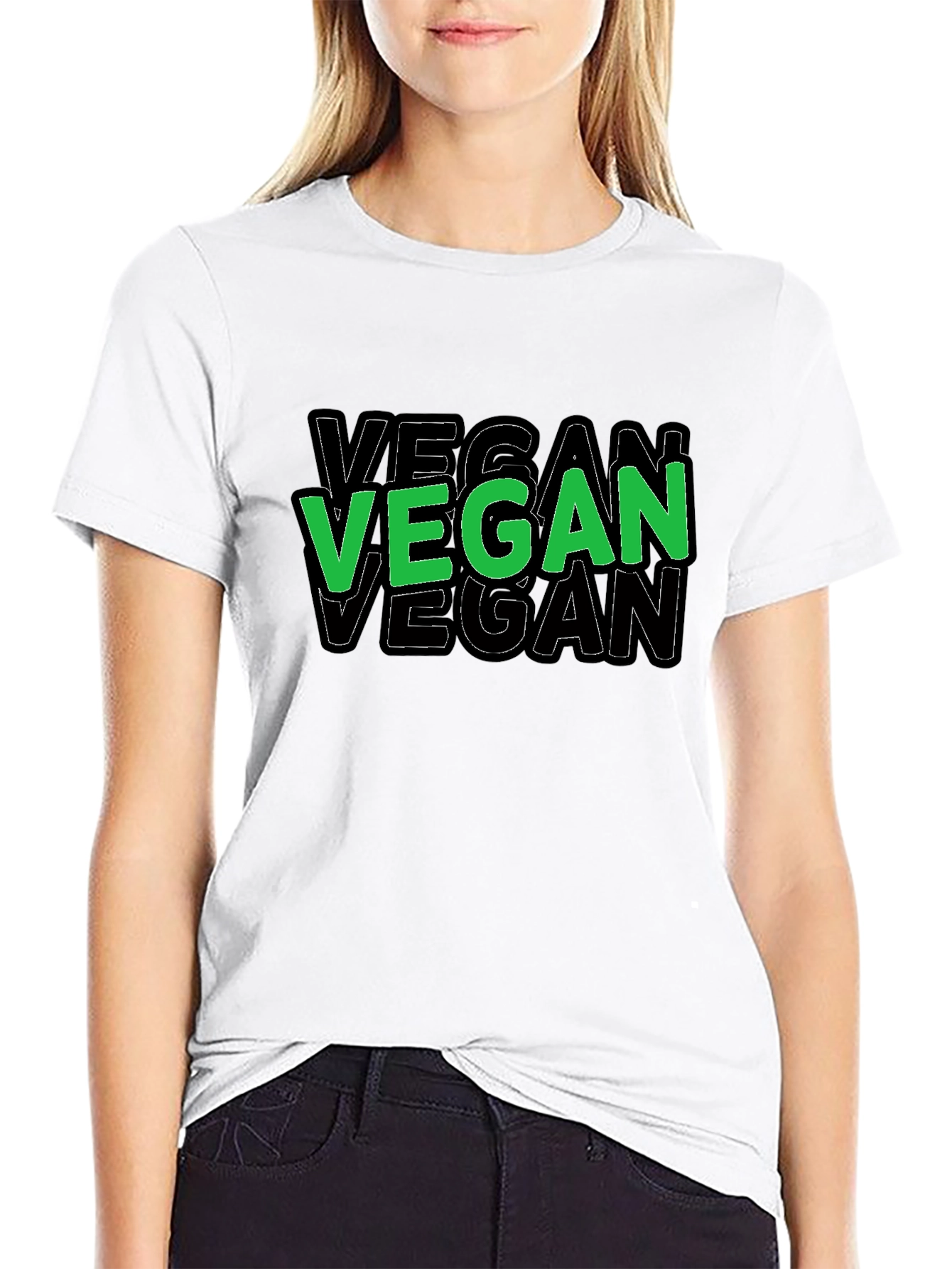 Vegan Graphic Tee - Bold Statement Shirt