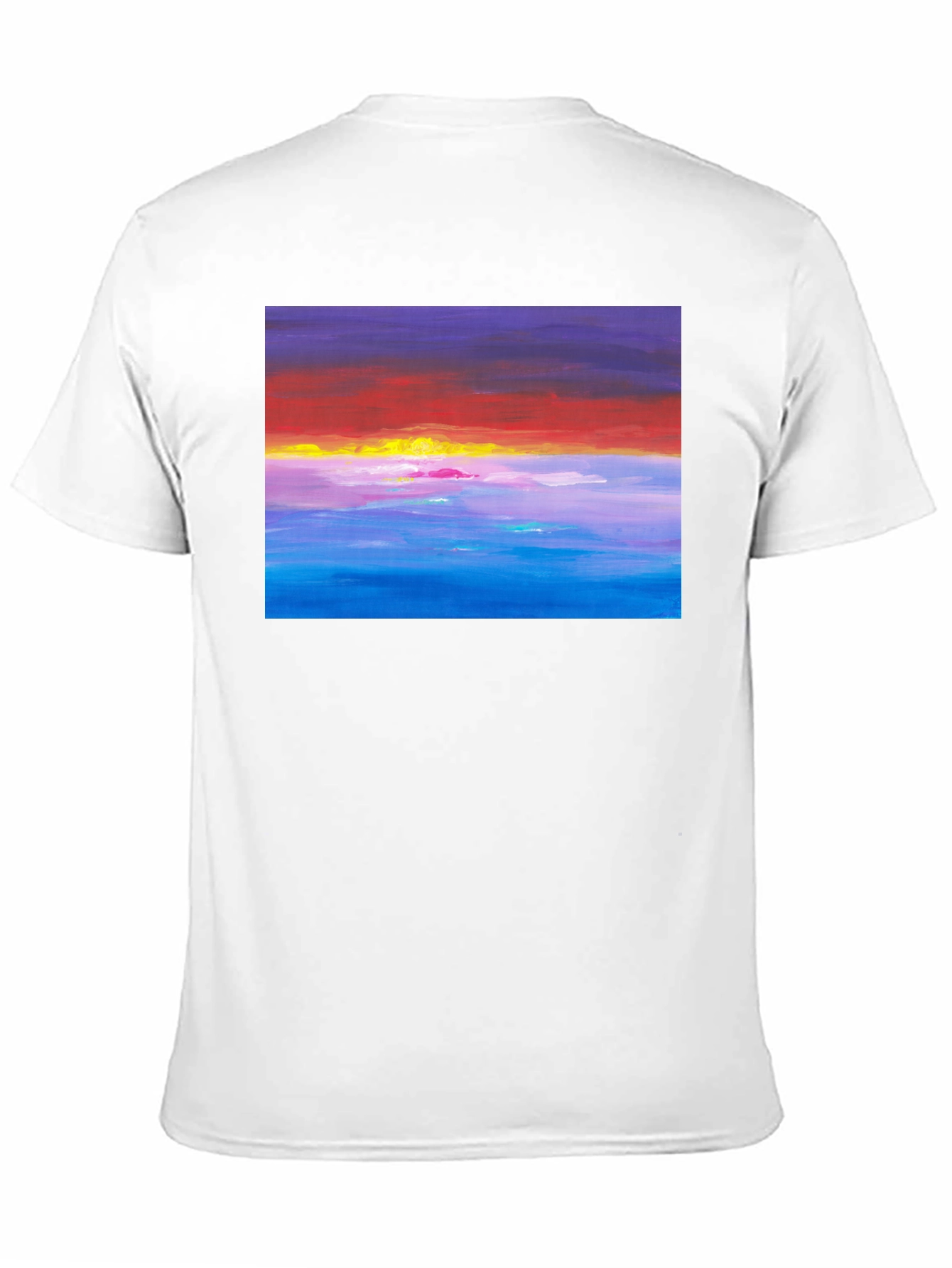 Sunset Seascape Graphic Tee - Black