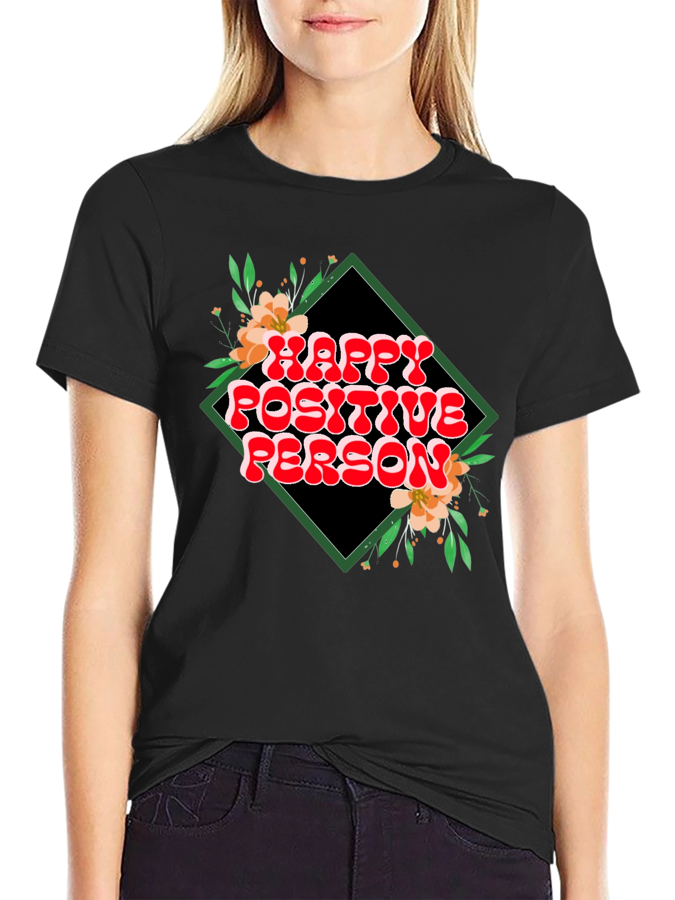 Happy Positive Person Graphic T-Shirt
