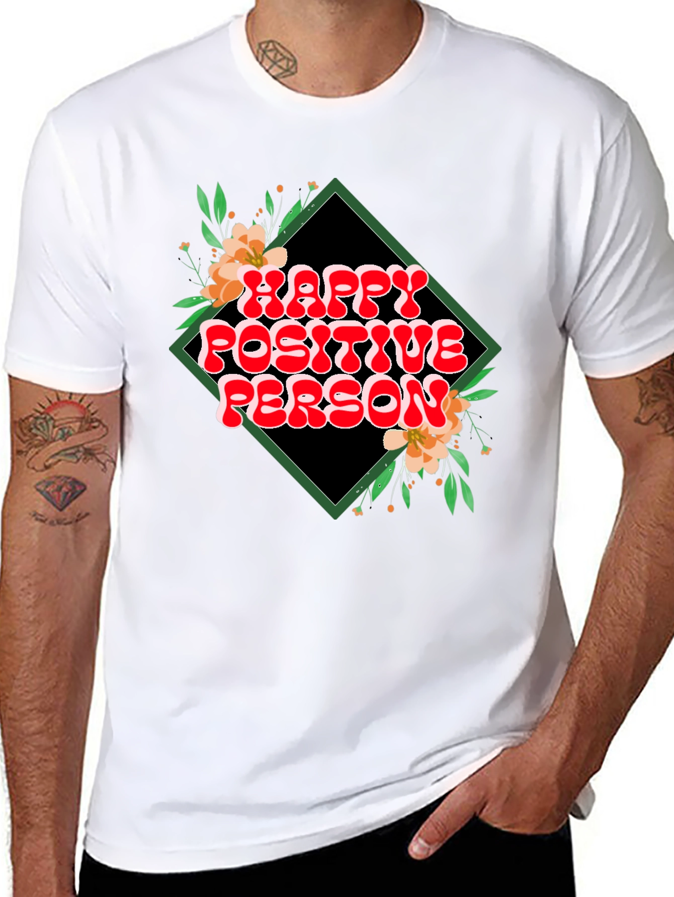 Happy Positive Person Graphic T-Shirt